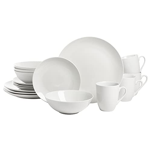 10 Strawberry Street Simply Coupe 16 Piece Dinnerware Set, W