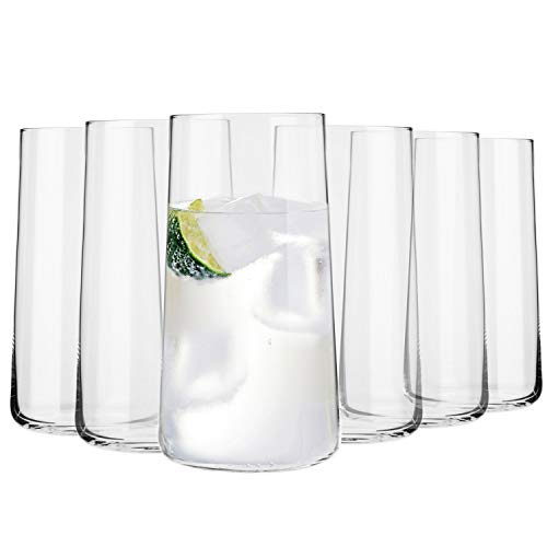 Krosno Tall Water Glasses, Set of 6, 18.3 oz, Avant-Garde Co