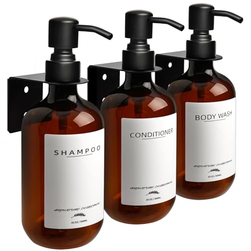 Shampoo Dispenser for Shower Wall Mount, No Drill Shampoo an