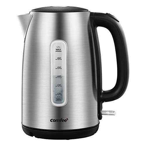 COMFEE' Stainless Steel Electric Kettle, 1.7 Liter Tea Kettl
