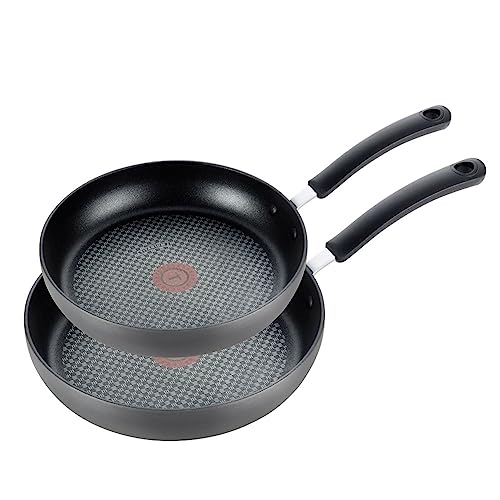 T-fal Ultimate Hard Anodized Nonstick Fry Pan Set 2 Piece, 1