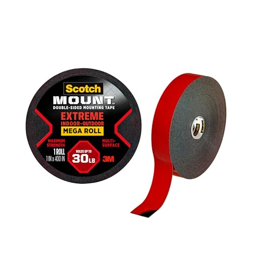 Scotch-Mount Double Sided Mounting Tape Heavy Duty, Black Ex