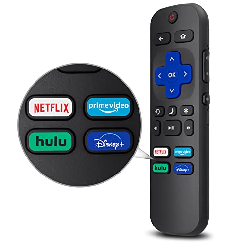 Replacement Remote Control Only for All Roku TV, Compatible