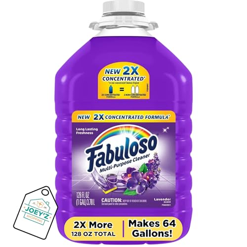 Fabuloso All Purpose Cleaner - Purple Lavender Scent 64 Gallons (128oz)
