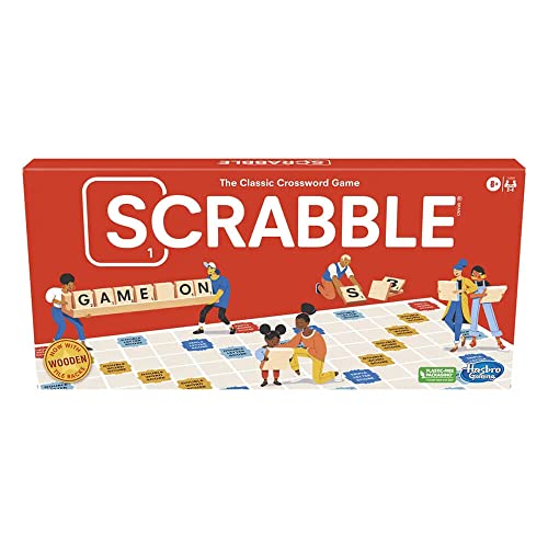Hasbro Gaming Scrabble Board Game,Word Game for Kids Ages 8