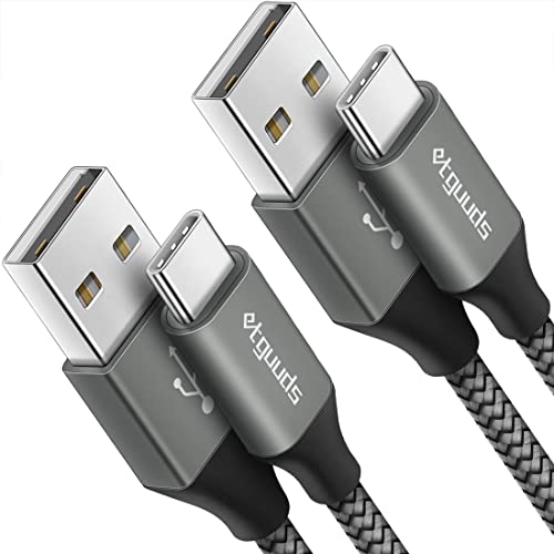 etguuds 4ft USB A to USB C Cable 3A Fast Charging, 2-Pack US