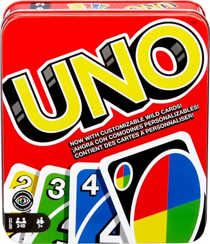 Mattel Games UNO Card Game in a Collectible Storage Tin for