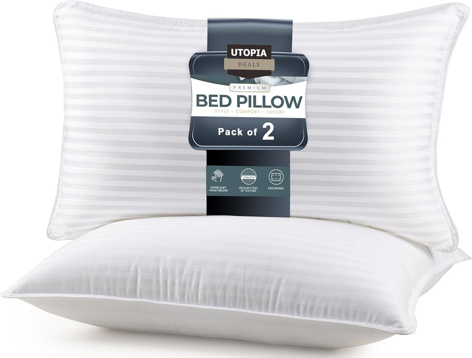 Utopia Bedding Bed Pillows for Sleeping King Size, 1250 Gram