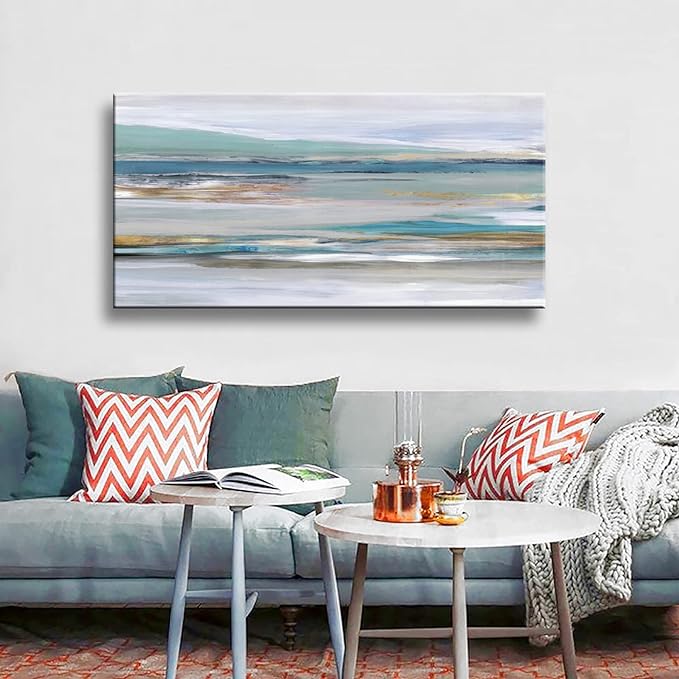 Décor Frames 40" x 20" x 1 Panel Multi Color Abstract