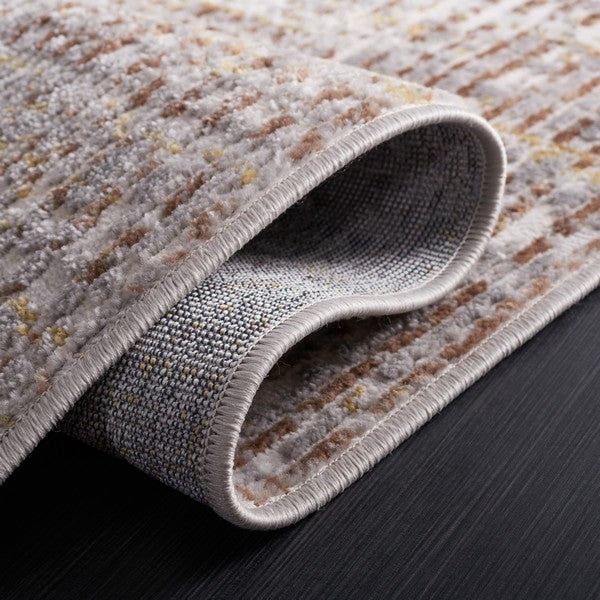 Accent Rug Large Grey/Gold Rectangle 8'x10'