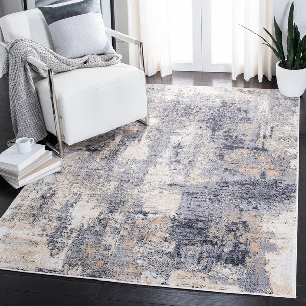 Accent Rug Beige/Brown Large Rectangle 8'x10'
