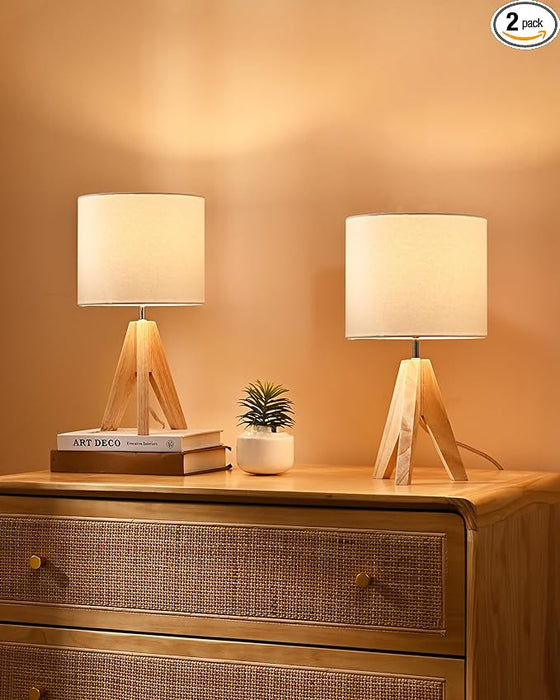 Nightstand Lamp Modern (2 Units)