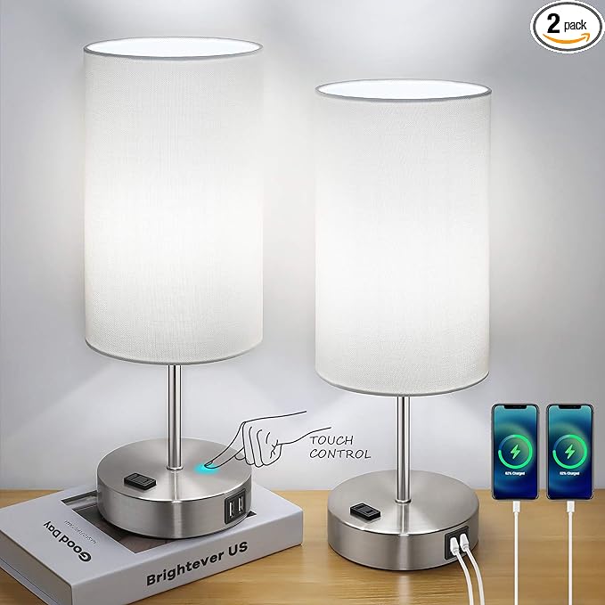 Nightstand Lamp Casual (2 Units)