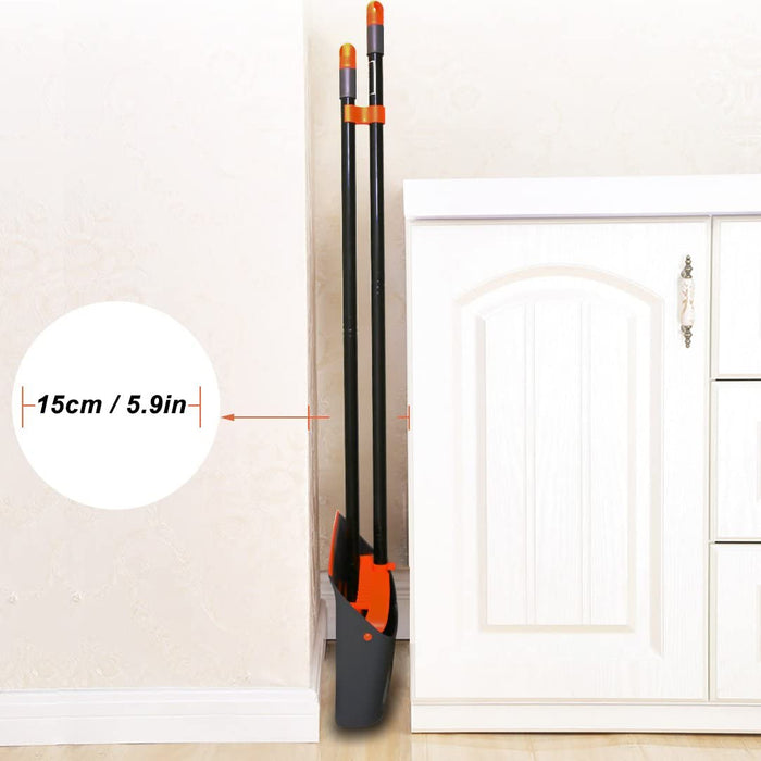 TreeLen - Broom and Dust Pan - 52" Long Handle