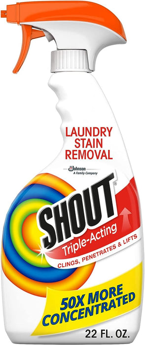 Shout Active Enzyme Laundry Stain Remover Spray - 22 Oz (Pack of 1)