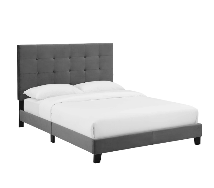 Queen Size Velvet Bedframe