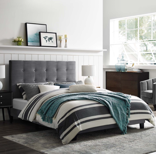 King Size Velvet Bedframe